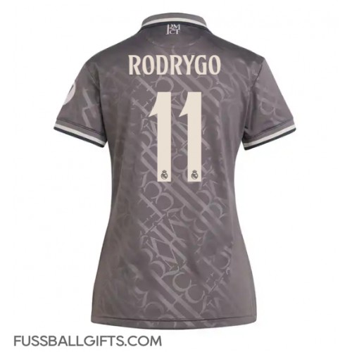 Real Madrid Rodrygo Goes #11 Fußballbekleidung 3rd trikot Damen 2024-25 Kurzarm